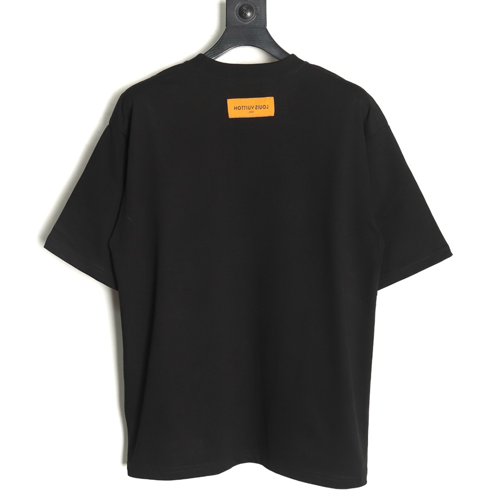 Louis Vuitton colorful lettering logo print short sleeves TSK1