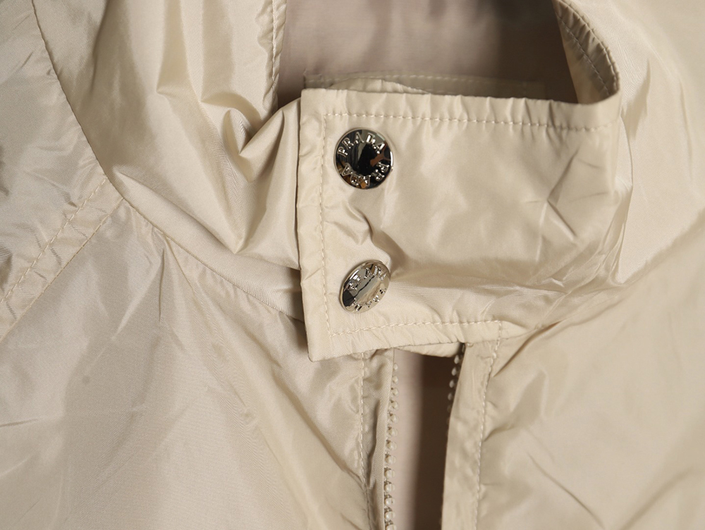 Prada back triangle logo light jacket