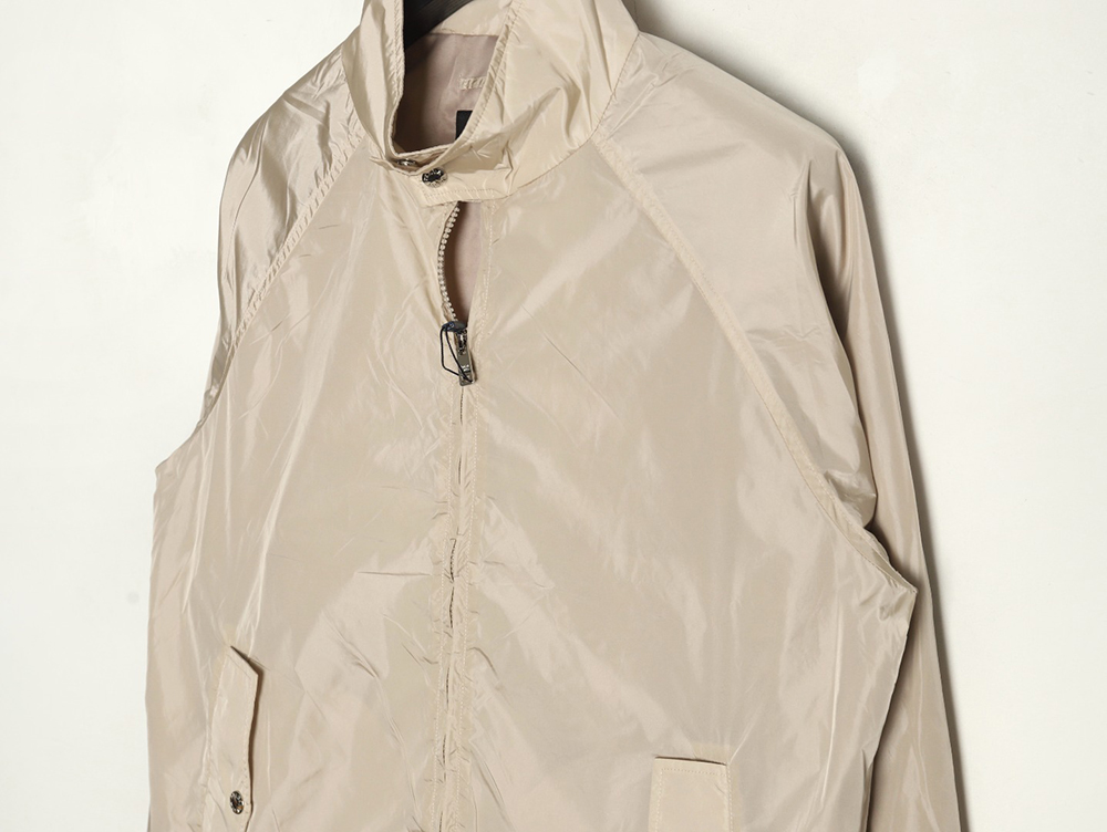Prada back triangle logo light jacket