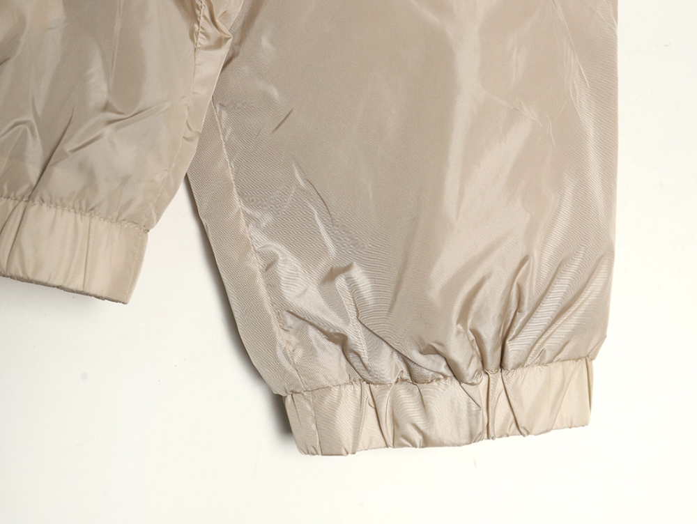 Prada back triangle logo light jacket