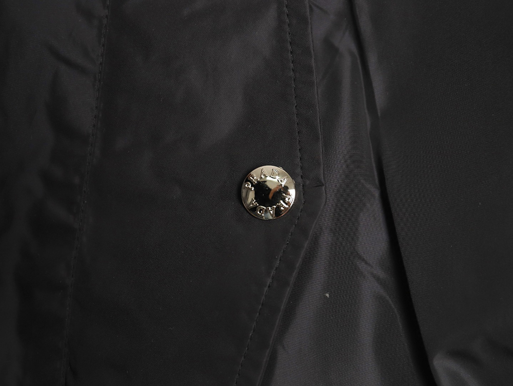 Prada back triangle logo light jacket TSK1
