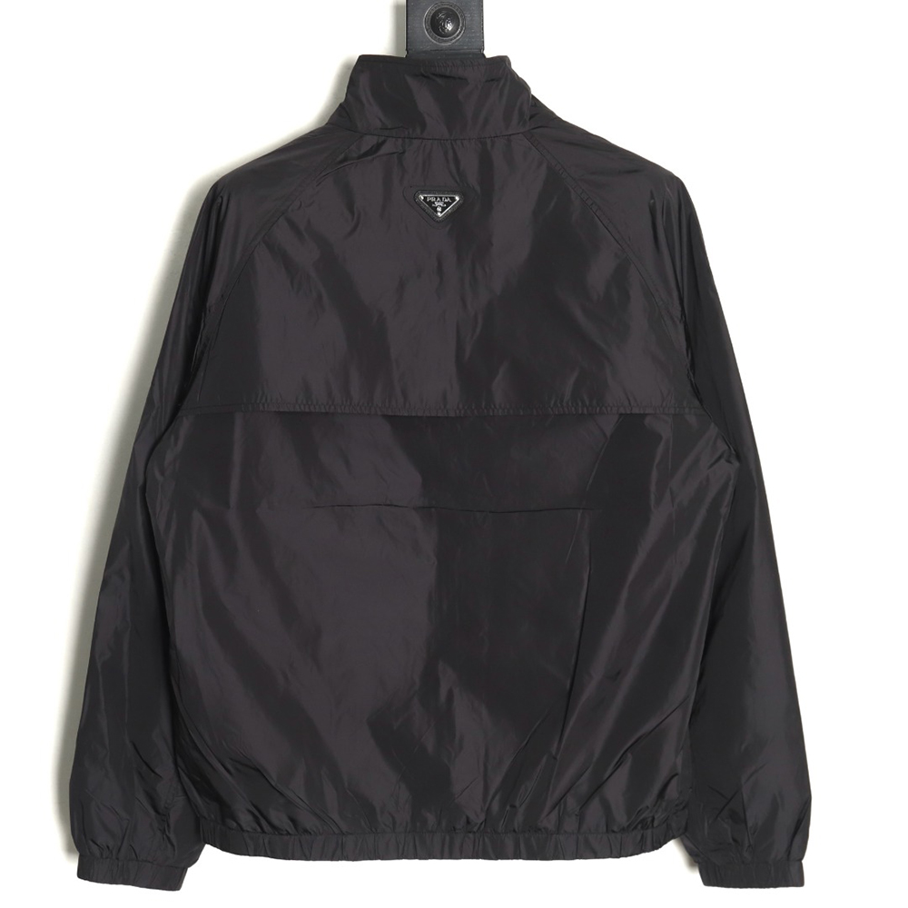 Prada back triangle logo light jacket TSK1
