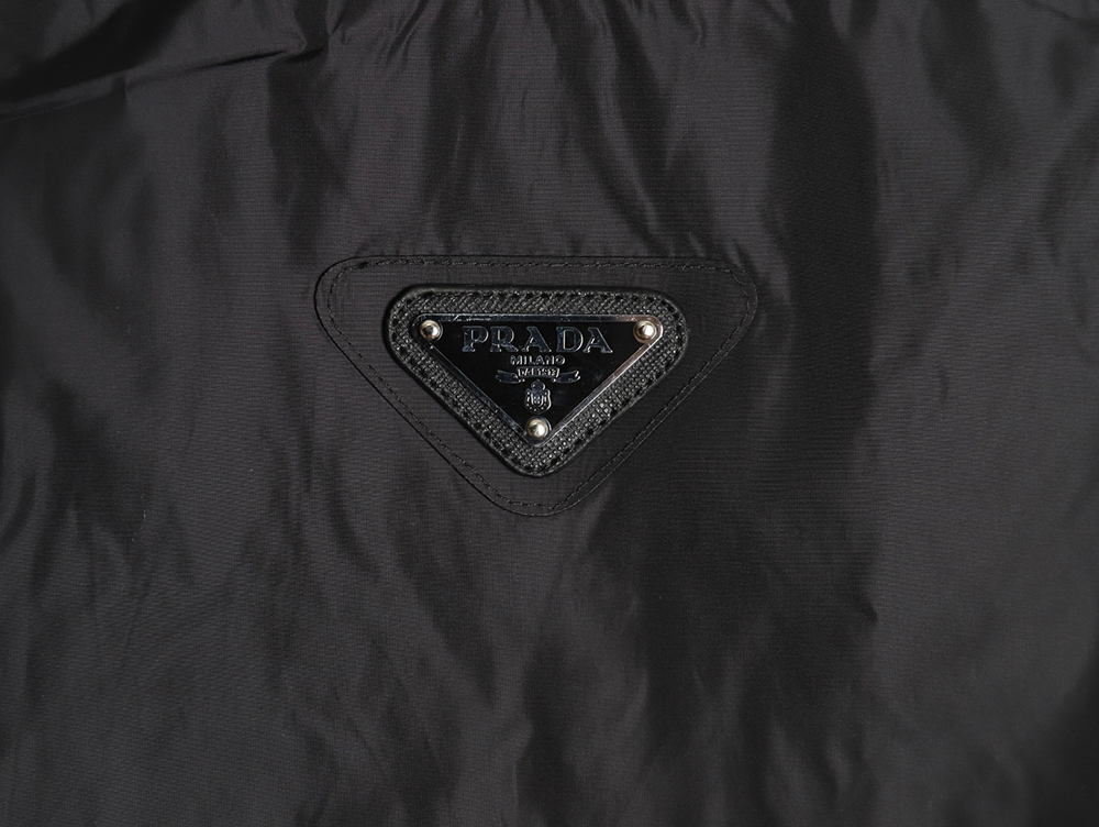 Prada back triangle logo light jacket TSK1