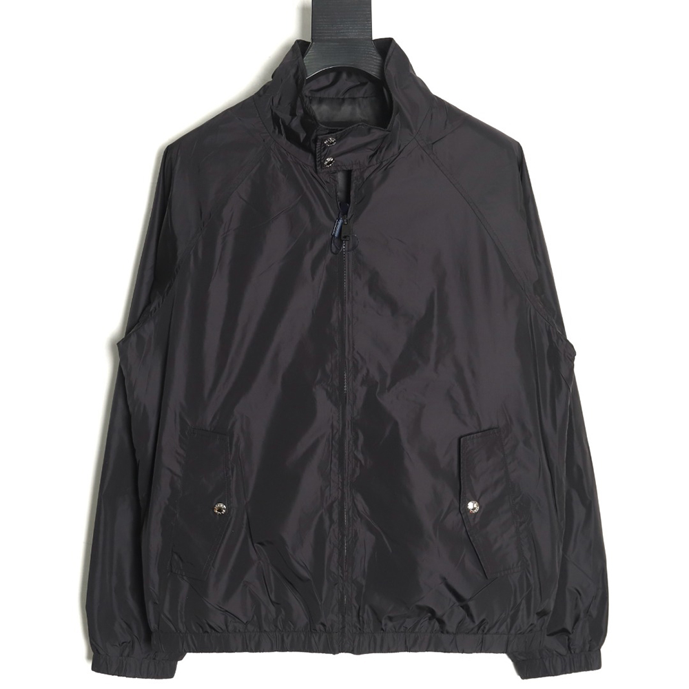 Prada back triangle logo light jacket TSK1