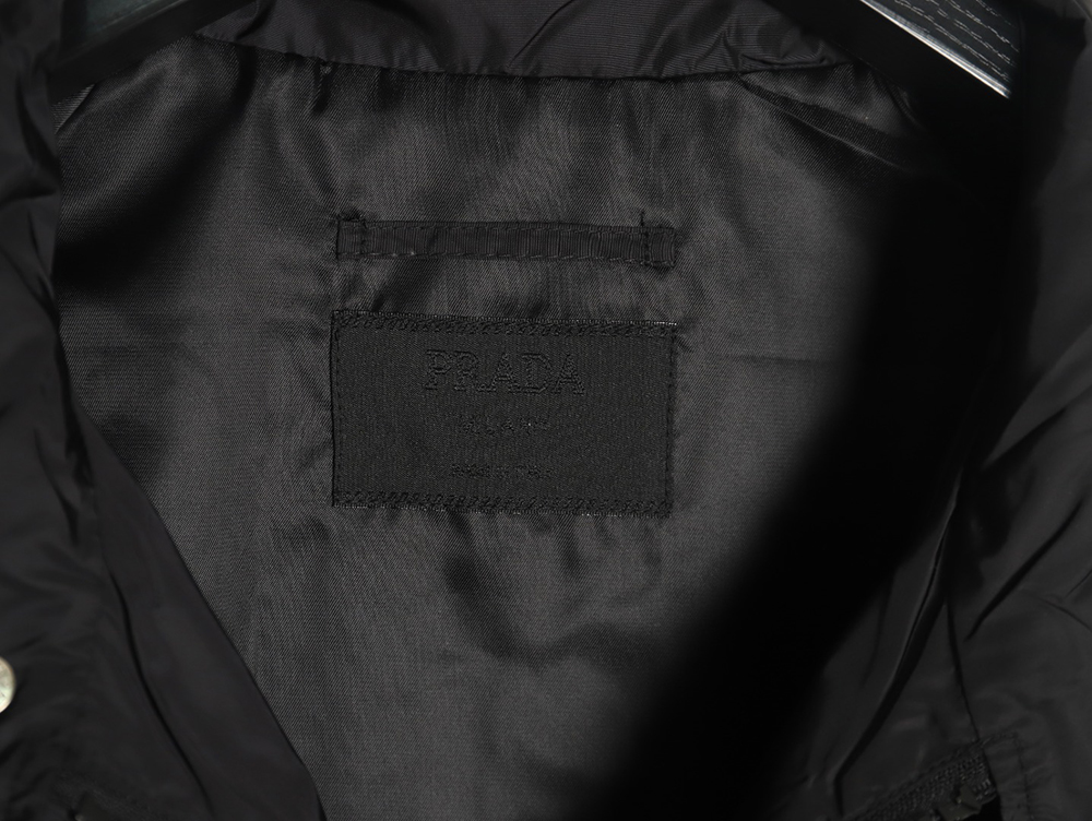 Prada back triangle logo light jacket TSK1