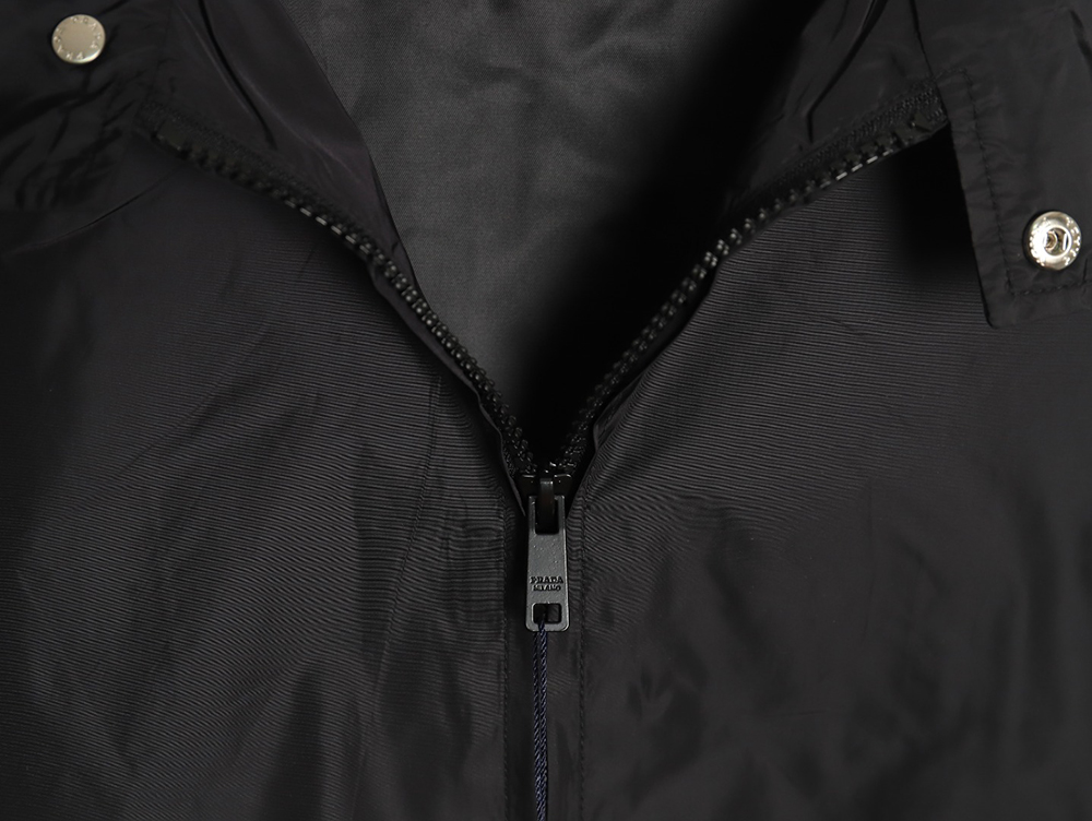 Prada back triangle logo light jacket TSK1