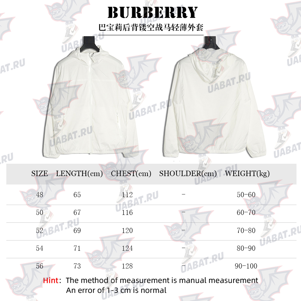 Burberry Back Cutout Warhorse Lightweight Jacket