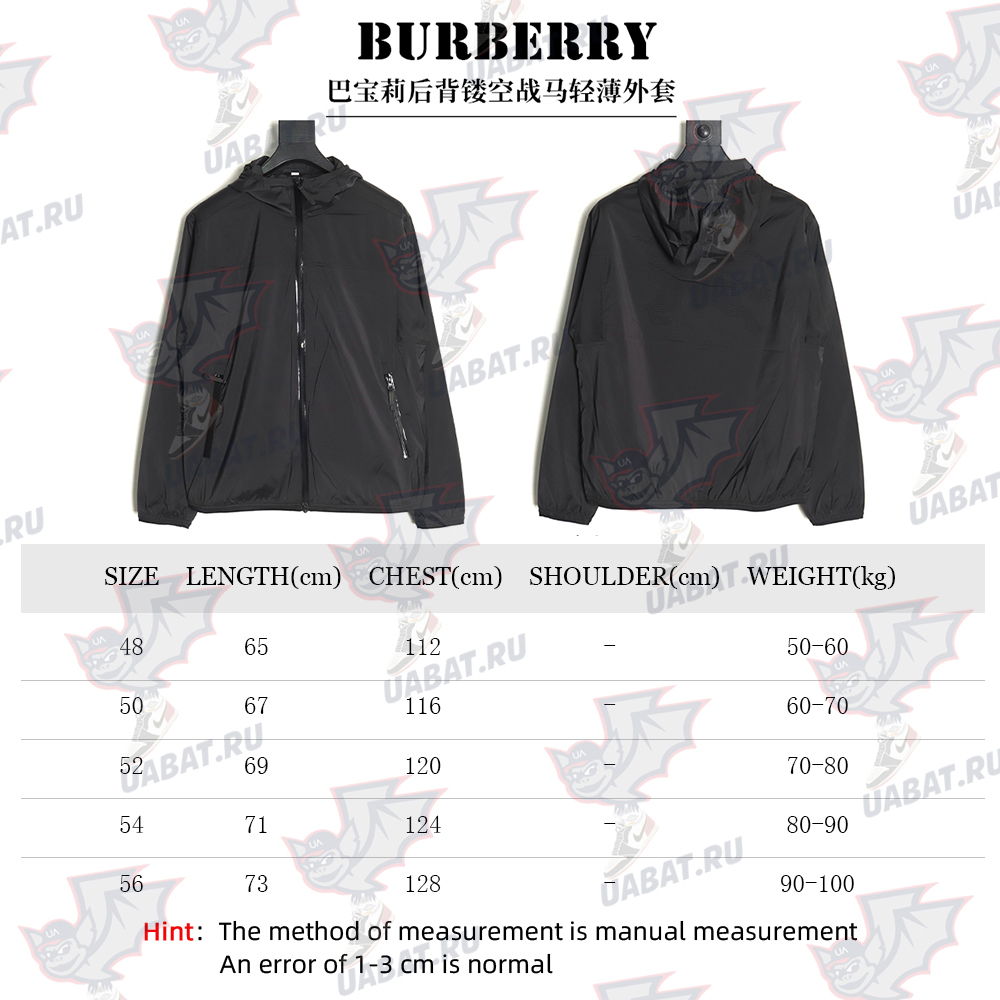 Burberry Back Cutout Warhorse Lightweight Jacket TSK1