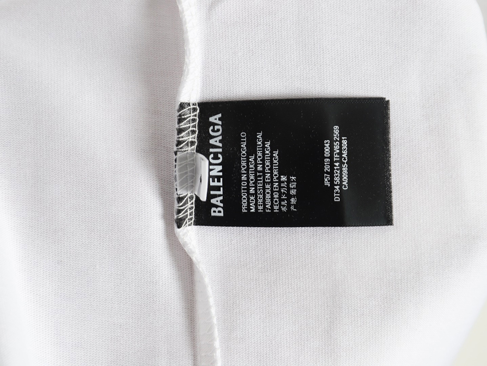 Balenciaga Double B towel embroidered short sleeves