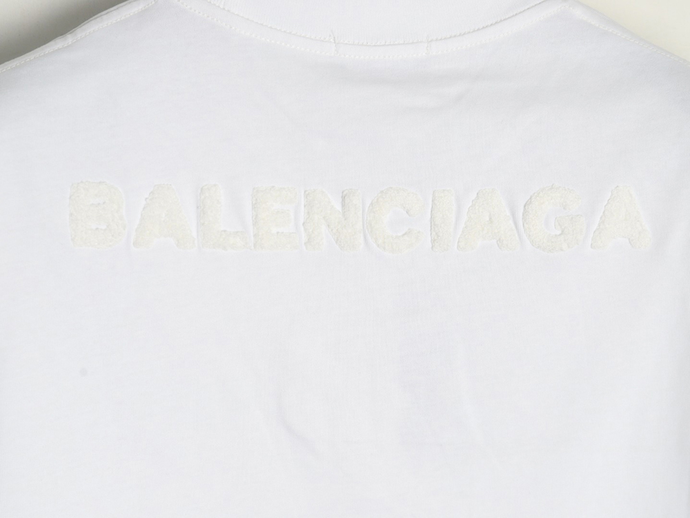 Balenciaga Double B towel embroidered short sleeves