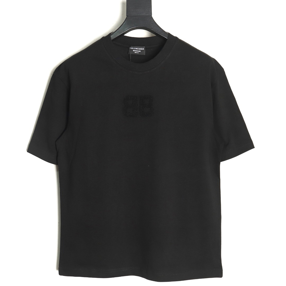 Balenciaga Double B towel embroidered short sleeves TSK1