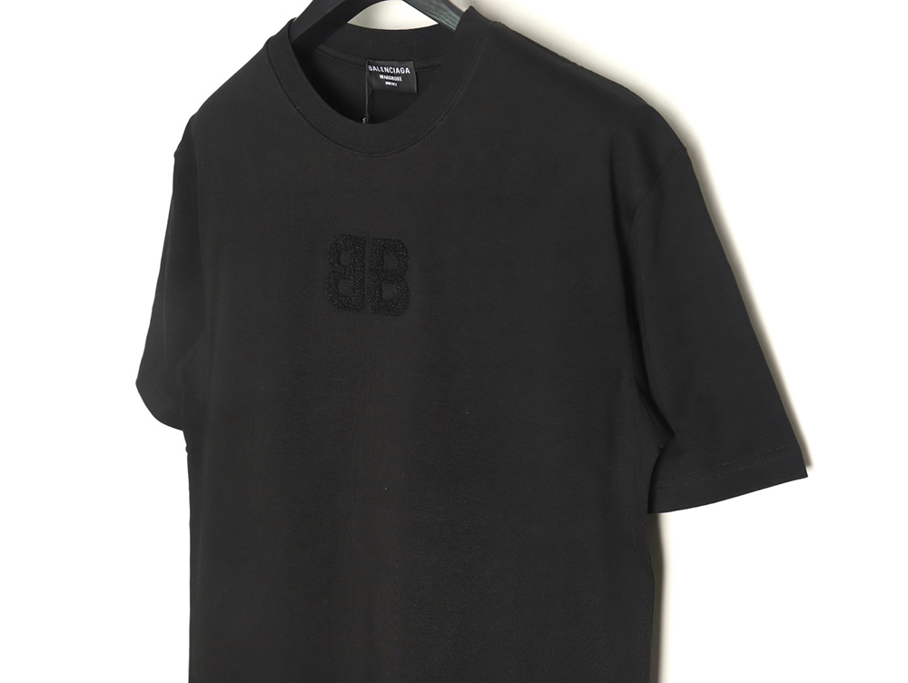 Balenciaga Double B towel embroidered short sleeves TSK1