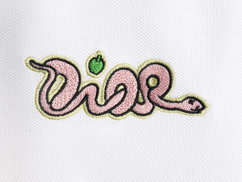 Dior & KAWS Year of the Snake logo short-sleeved polo shirt