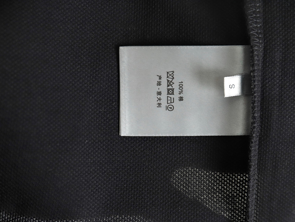 Dior & KAWS Year of the Snake logo short-sleeved polo shirt TSK1