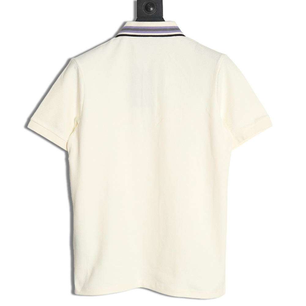 Gucci simple lettering short-sleeved POLO shirt