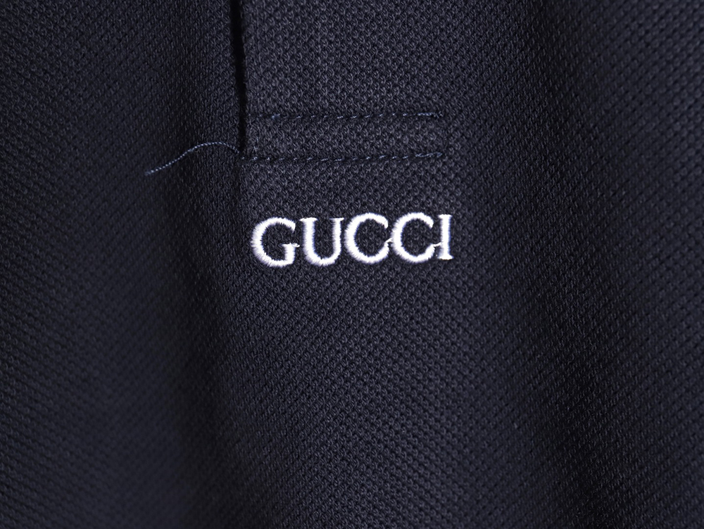 Gucci simple lettering short-sleeved POLO shirt TSK1