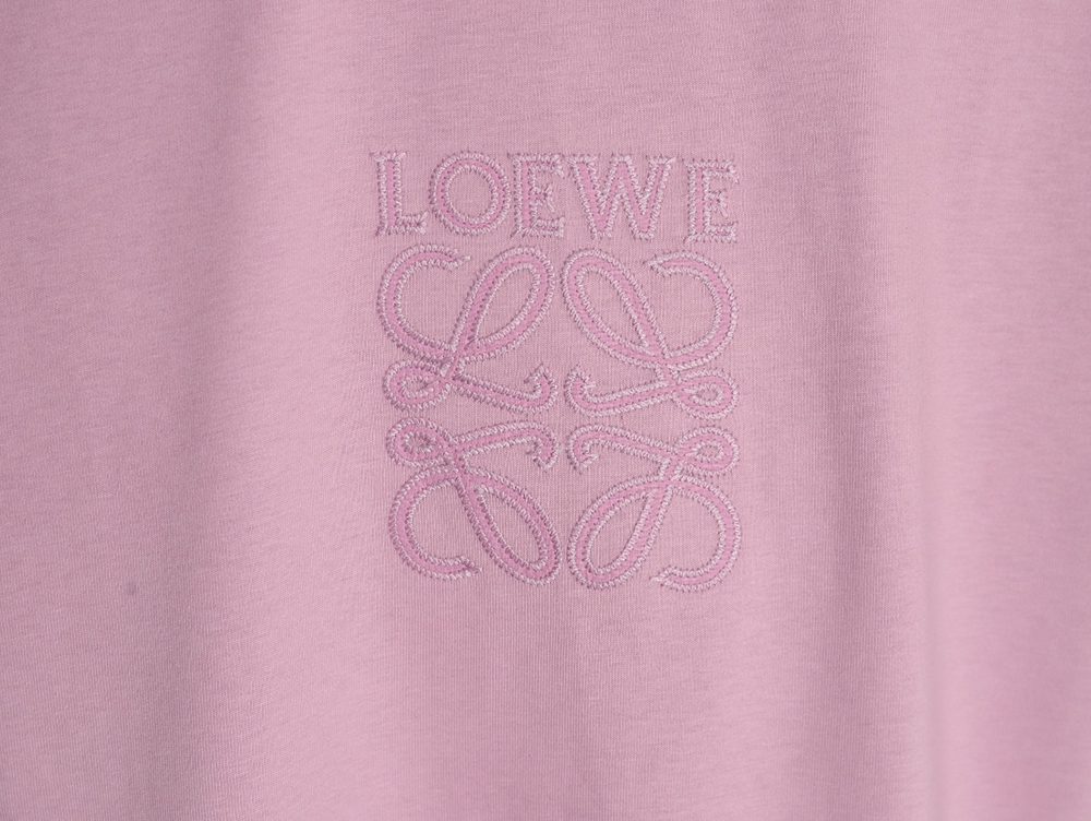 Loewe chest large embroidery short sleeve T-shirt