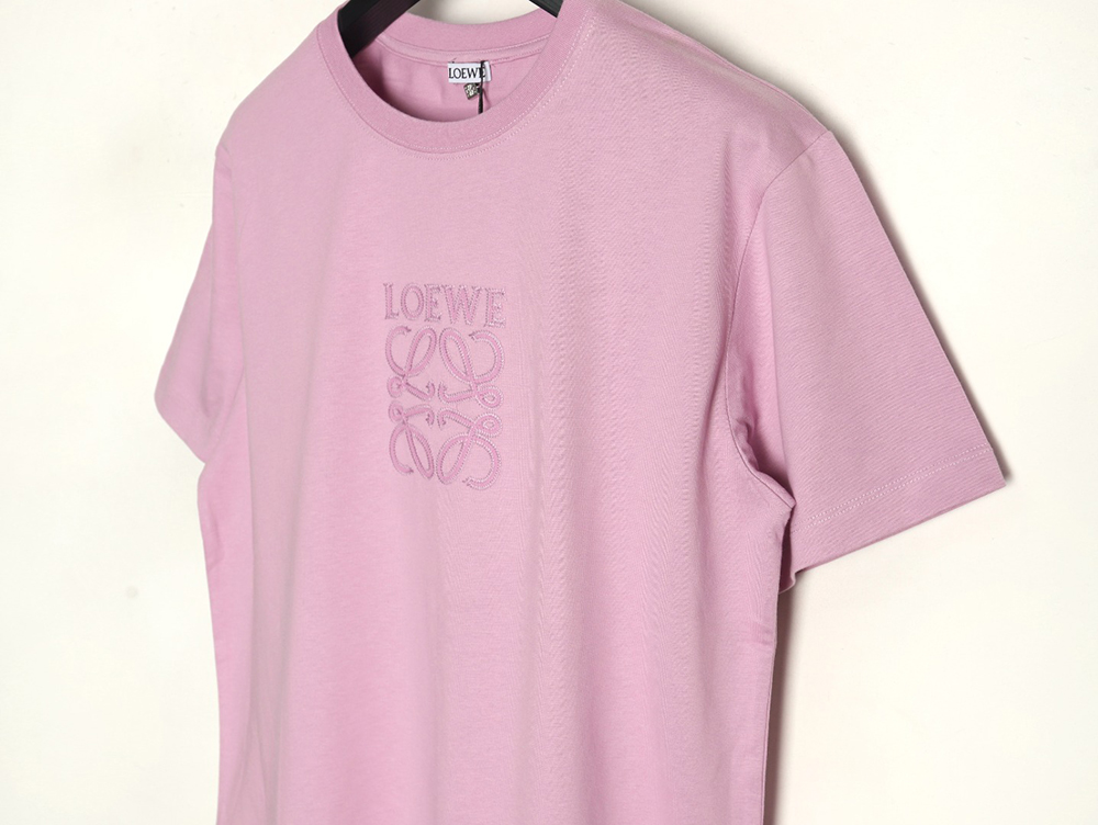 Loewe chest large embroidery short sleeve T-shirt