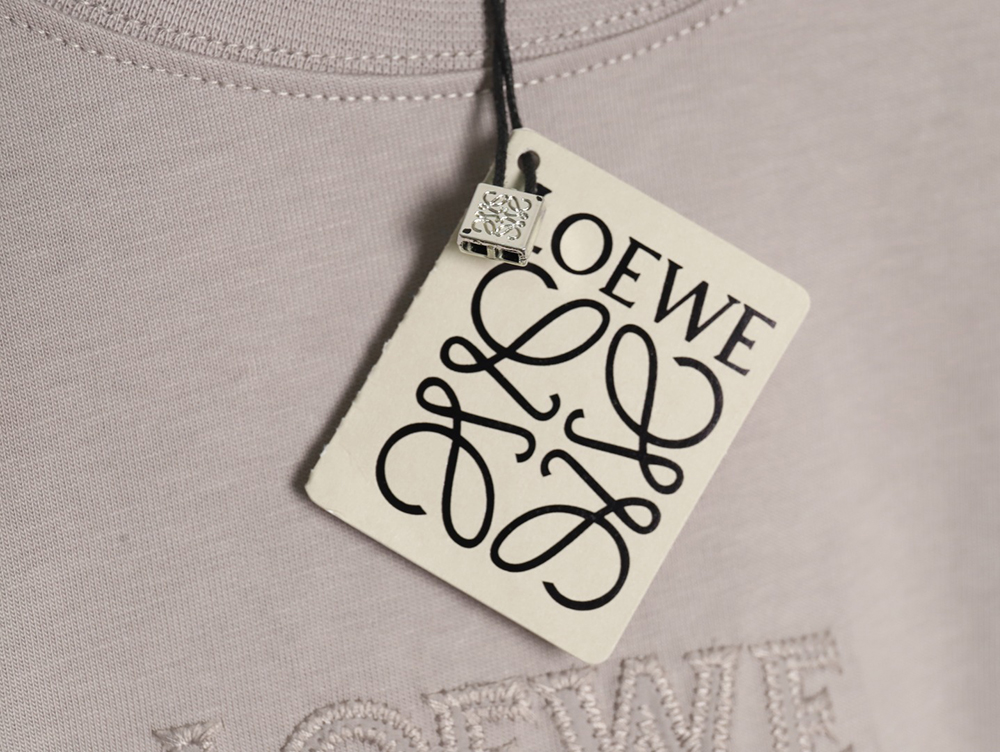Loewe chest large embroidery short sleeve T-shirt TSK1