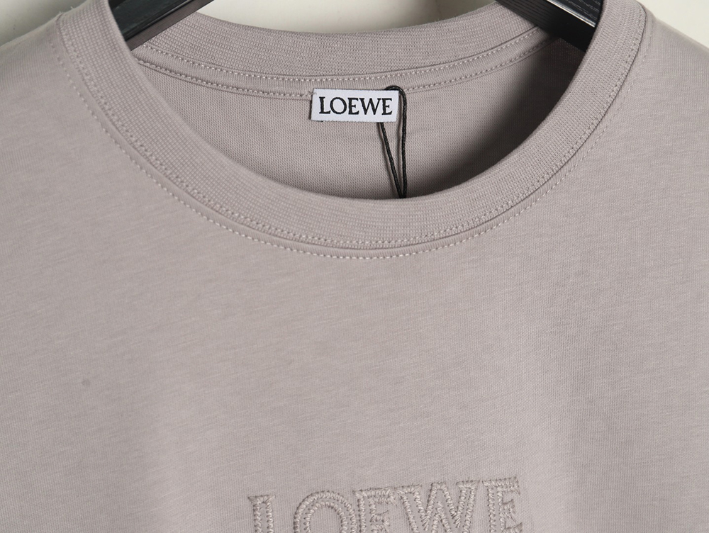 Loewe chest large embroidery short sleeve T-shirt TSK1