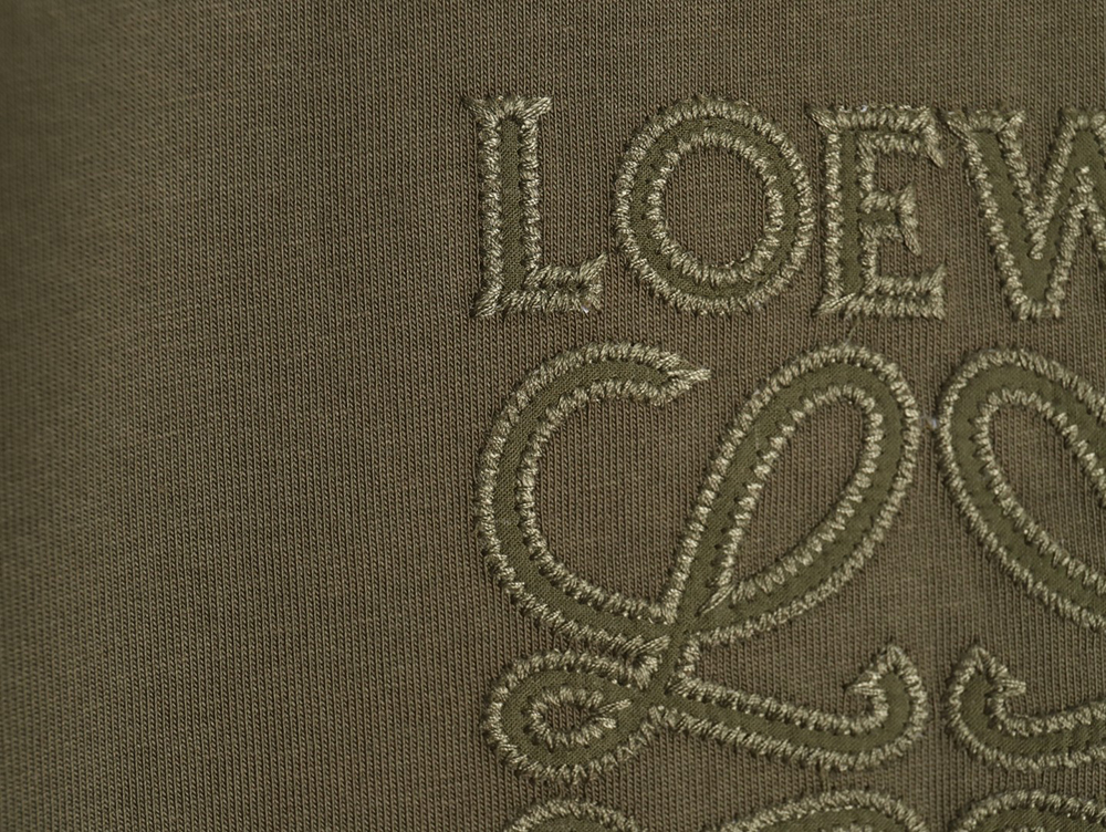Loewe chest large embroidery short sleeve T-shirt TSK2
