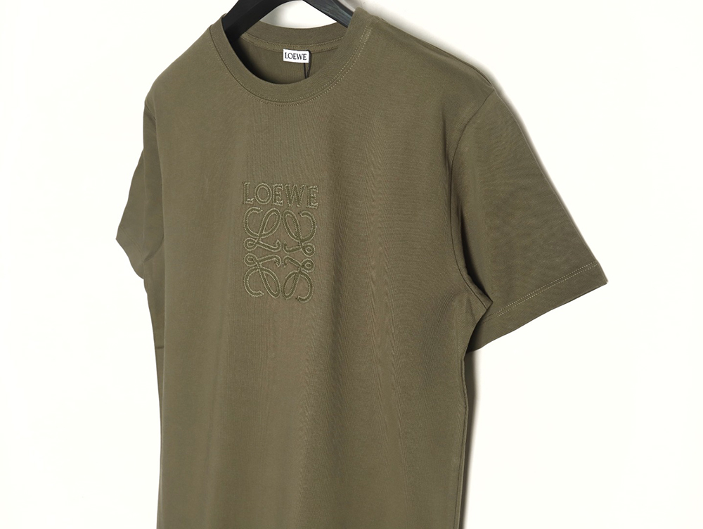 Loewe chest large embroidery short sleeve T-shirt TSK2