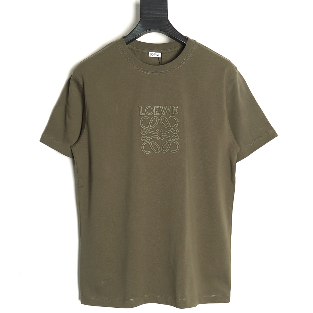 Loewe chest large embroidery short sleeve T-shirt TSK2