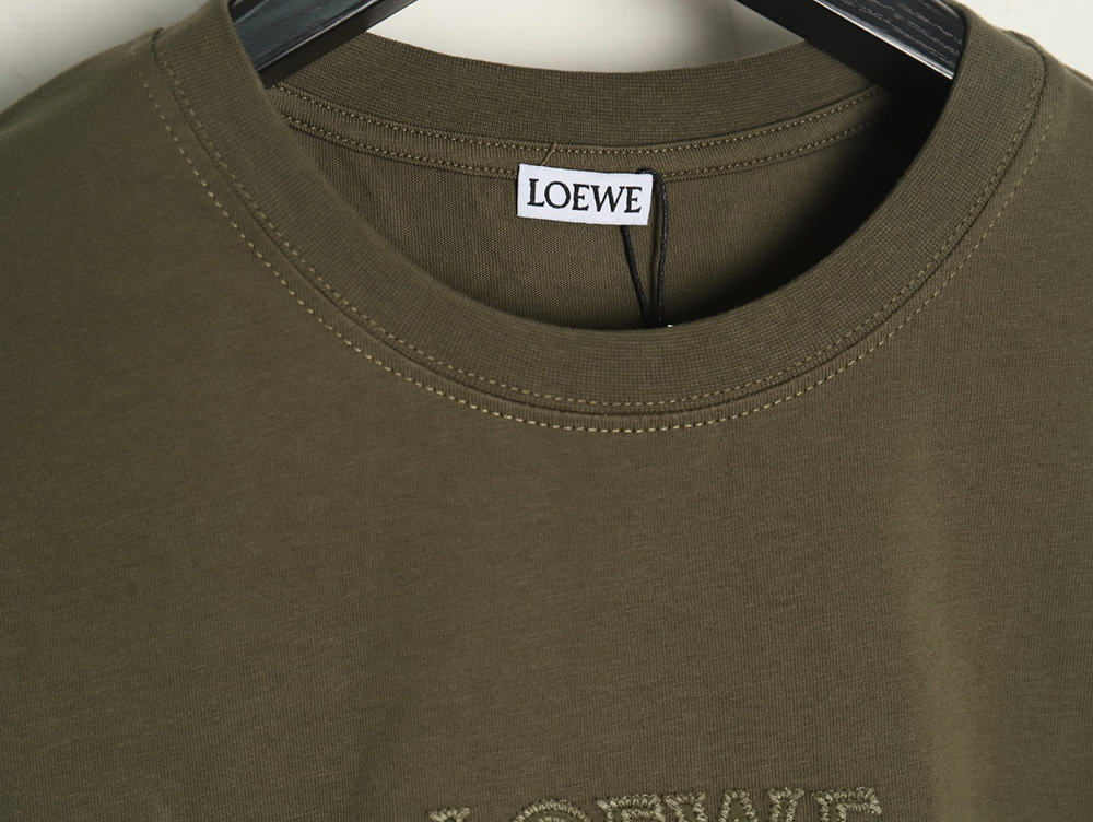 Loewe chest large embroidery short sleeve T-shirt TSK2