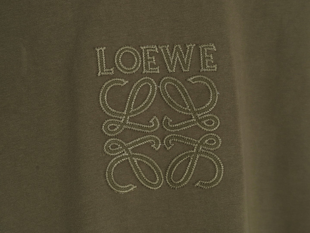 Loewe chest large embroidery short sleeve T-shirt TSK2