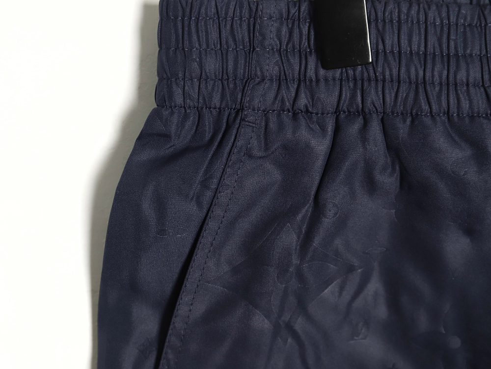 Louis Vuitton dark pattern all over print nylon beach shorts