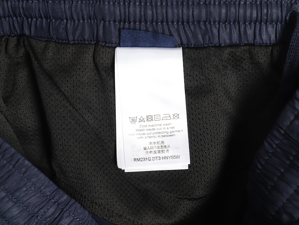 Louis Vuitton dark pattern all over print nylon beach shorts