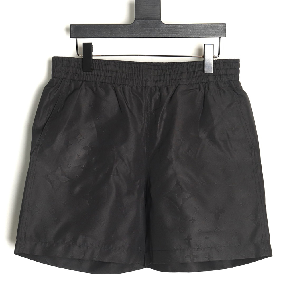 Louis Vuitton dark pattern all over print nylon beach shorts TSK1
