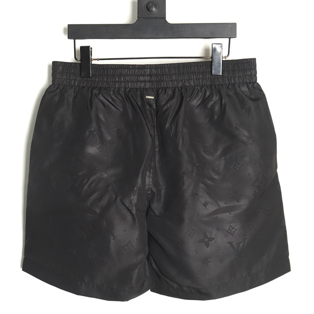 Louis Vuitton dark pattern all over print nylon beach shorts TSK1