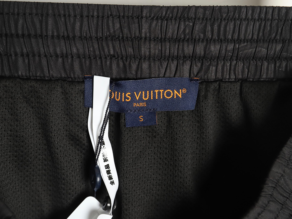 Louis Vuitton dark pattern all over print nylon beach shorts TSK1
