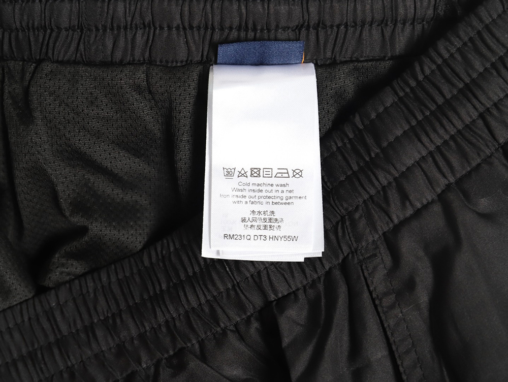 Louis Vuitton dark pattern all over print nylon beach shorts TSK1