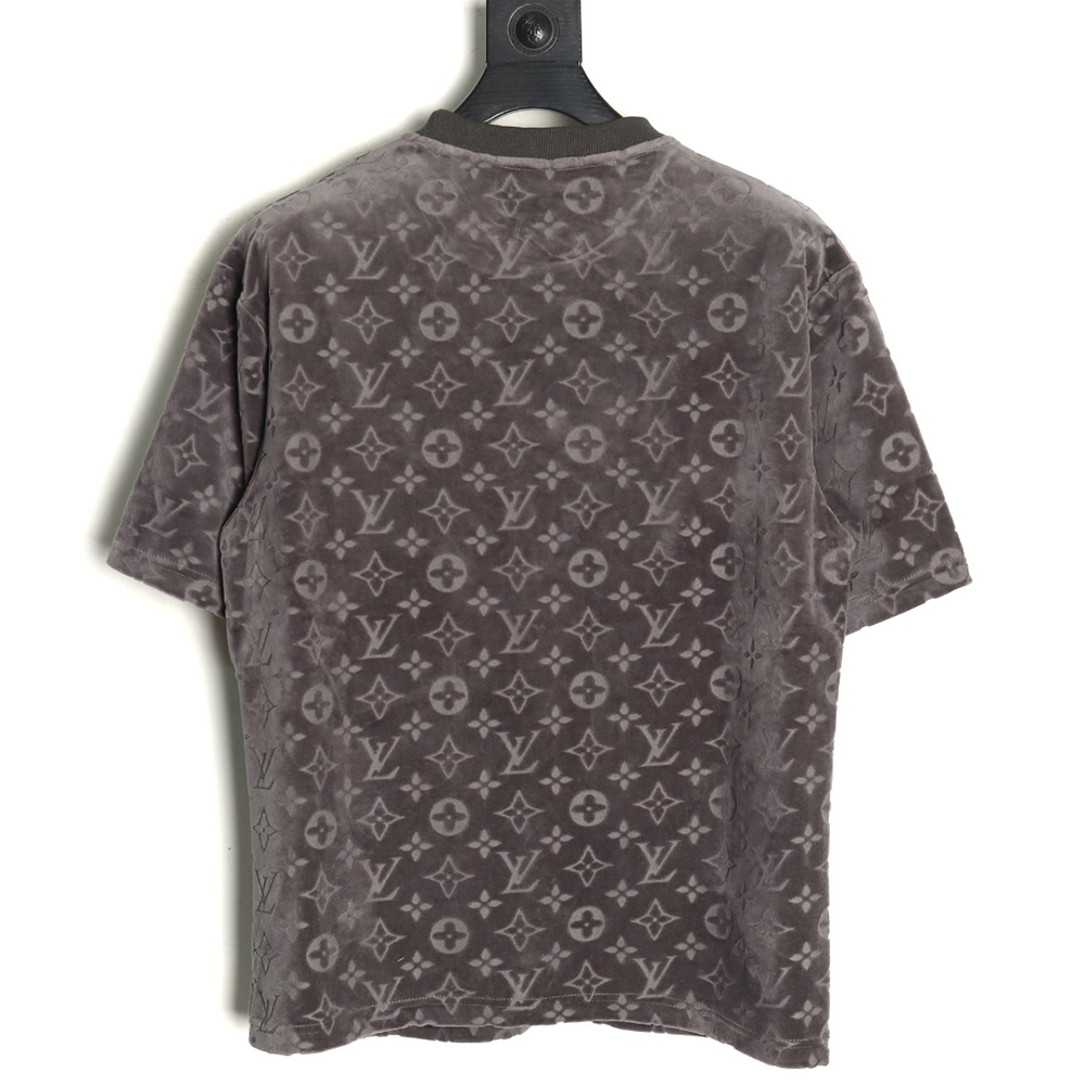 Louis Vuitton towel flocked presbyopia jacquard short sleeves TSK1