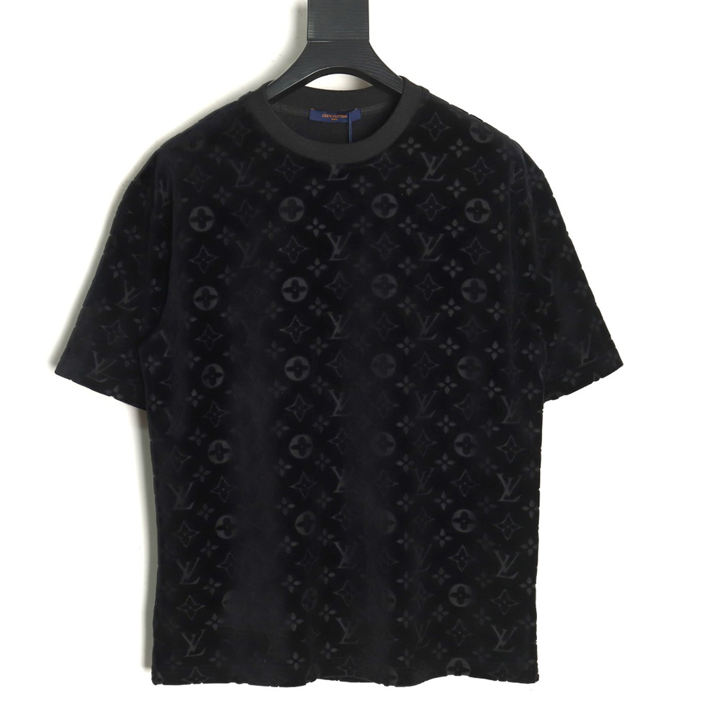 Louis Vuitton towel flocked presbyopia jacquard short sleeves TSK2