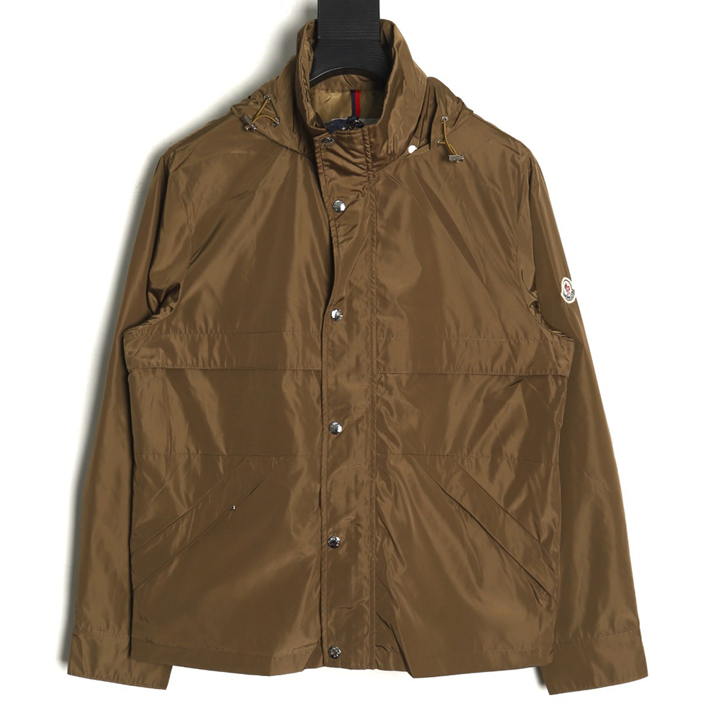 Moncler work style lightweight hooded jacket