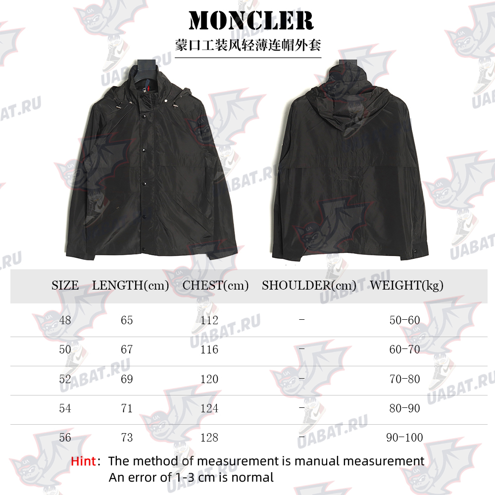 Moncler work style lightweight hooded jacket TSK1