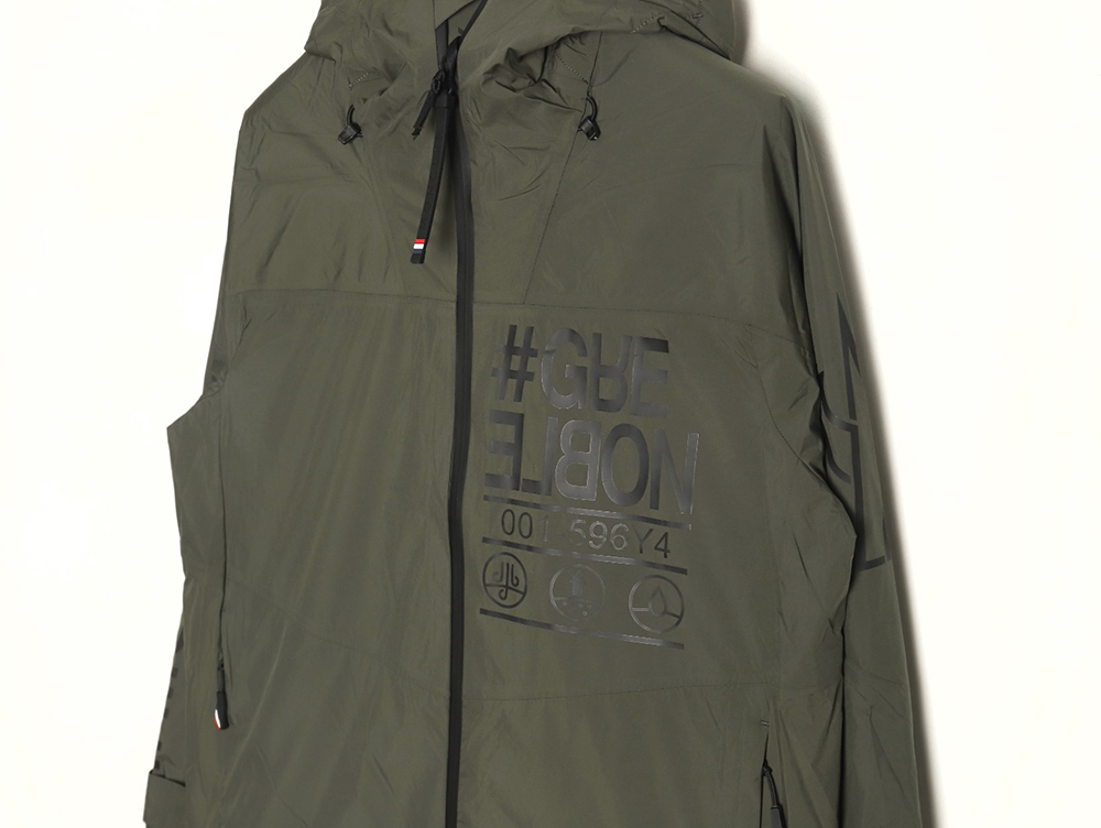 Moncler Chest Lettering Print Light Jacket