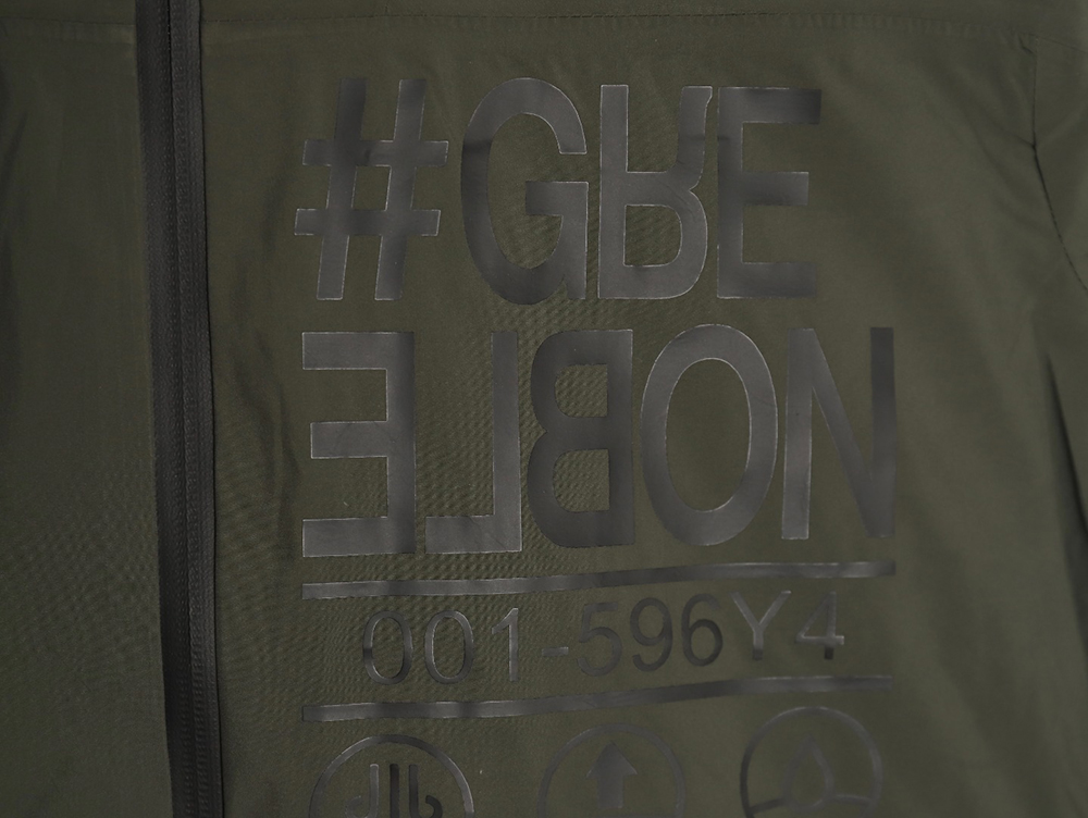 Moncler Chest Lettering Print Light Jacket