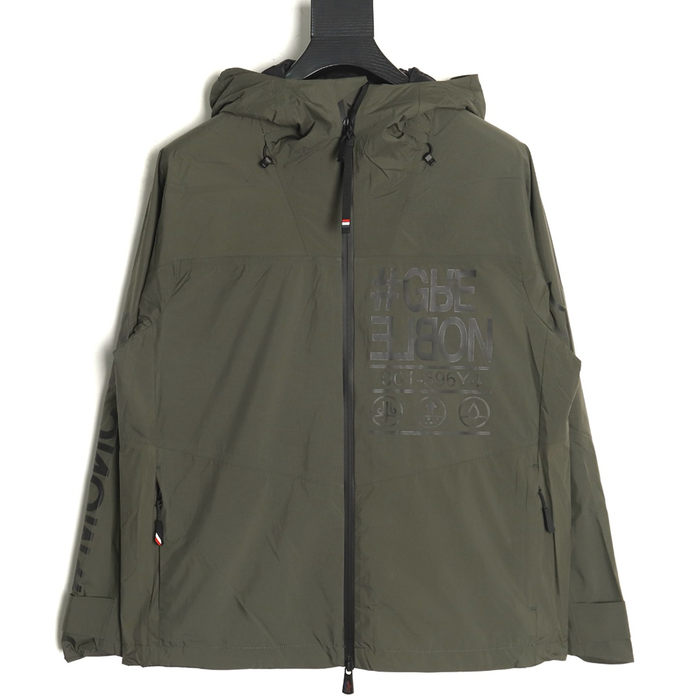 Moncler Chest Lettering Print Light Jacket