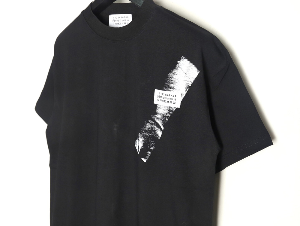 Maison Margiela Badge Print Short Sleeve T-Shirt
