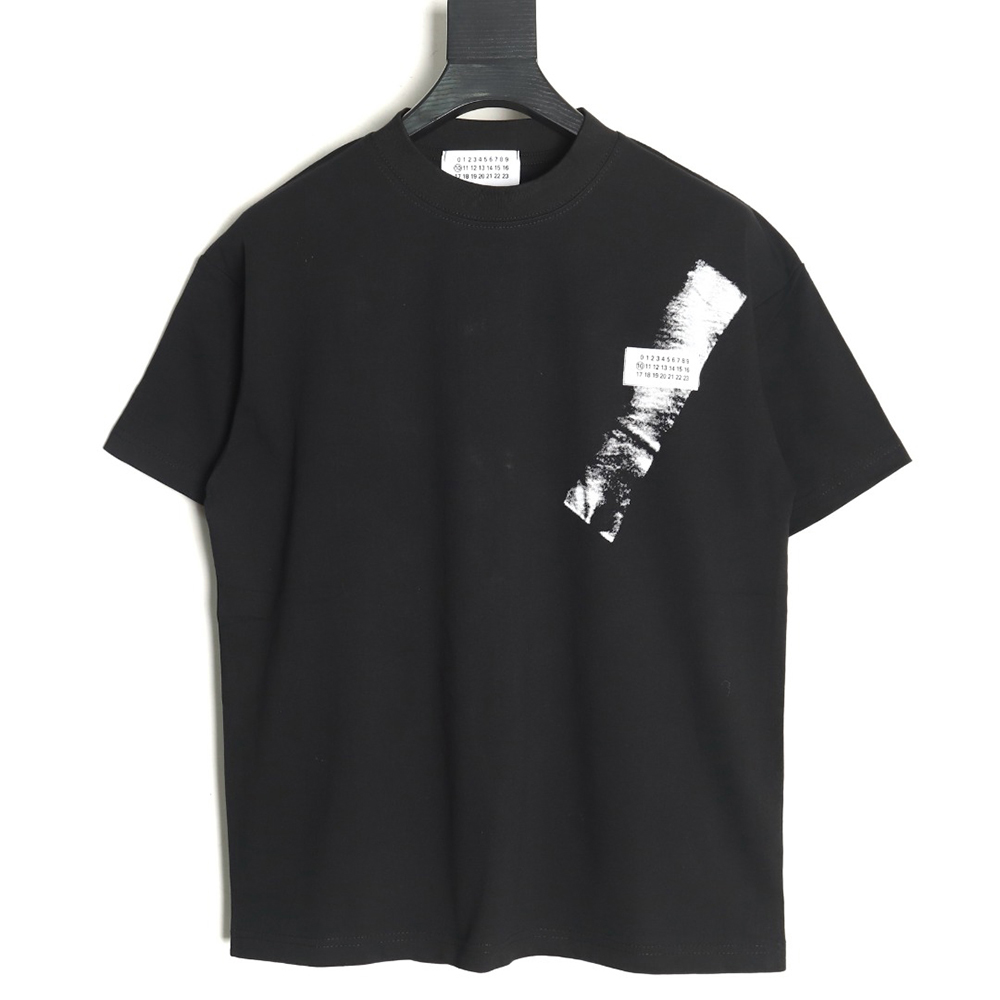 Maison Margiela Badge Print Short Sleeve T-Shirt