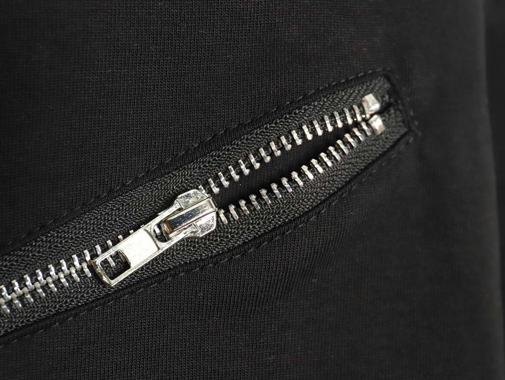 Maison Margiela zip-up short-sleeved T-shirt