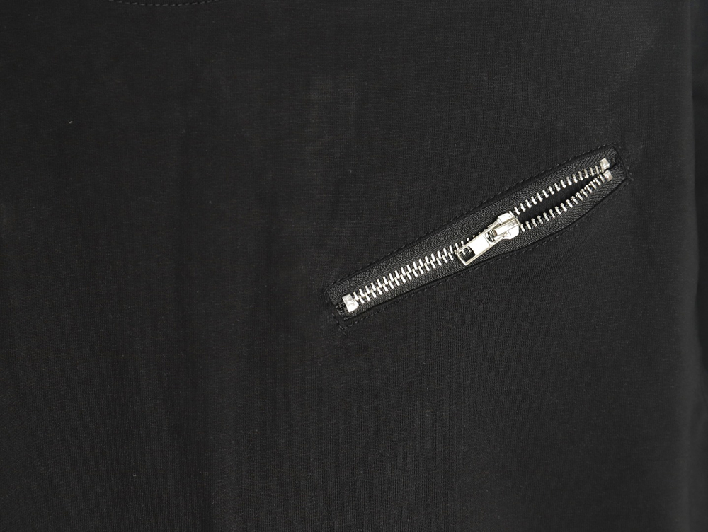 Maison Margiela zip-up short-sleeved T-shirt