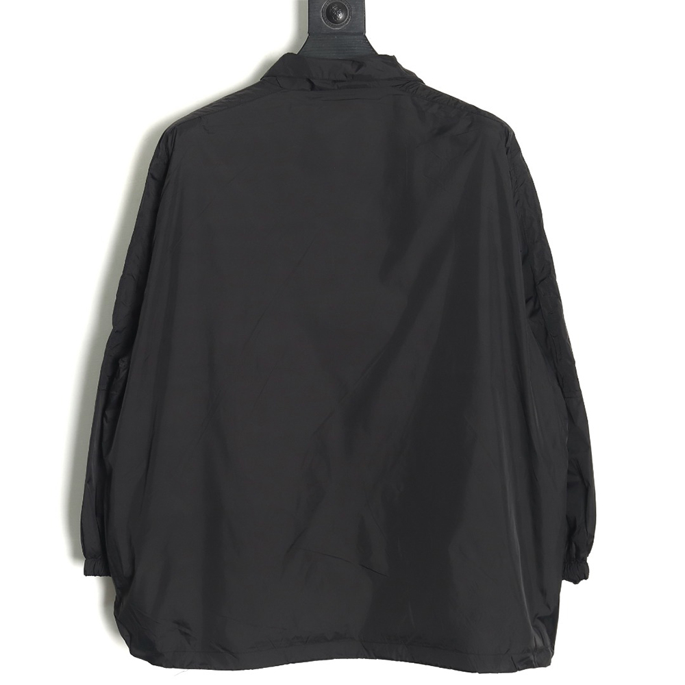 Balenciaga patchwork slogan windbreaker jacket TSK1