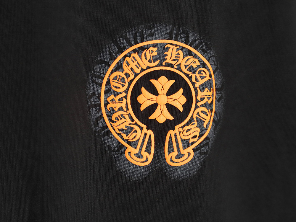 Chrome hearts horseshoe print short-sleeved T-shirt