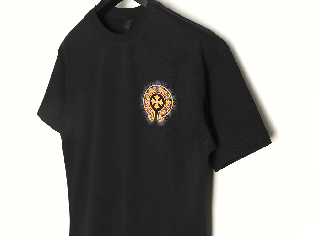 Chrome hearts horseshoe print short-sleeved T-shirt