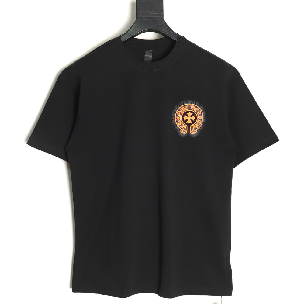 Chrome hearts horseshoe print short-sleeved T-shirt